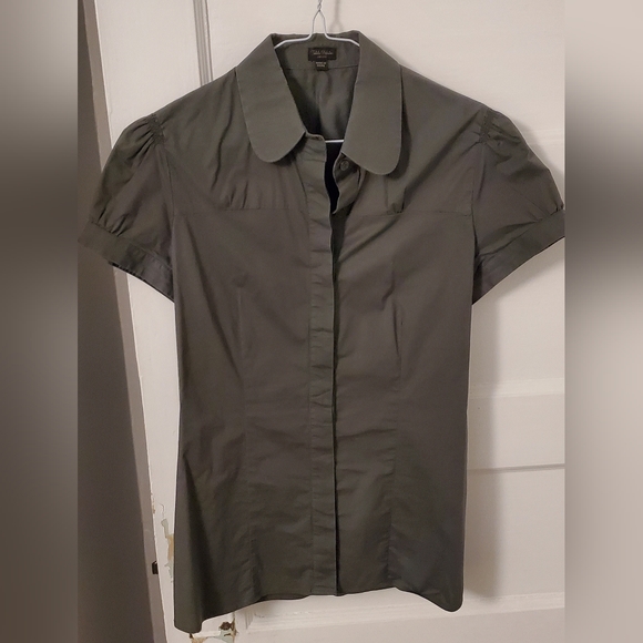 Aritzia Talula Babaton Grey Dress shirt small - Picture 1 of 4